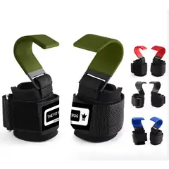 GENERICO - Straps De Gancho Manos Guante Levantamiento De Pesas Gym