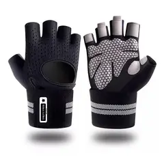 GENERICO - Guantes Con Muñequera Entrenamiento Gimnasio Pesas TALLA M