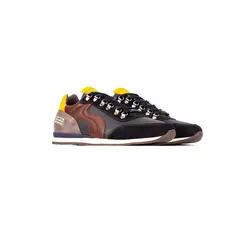 AMBITIOUS - Tenis Casuales En Cuero Para Hombre DE-6904-1320AM.1 Azul_.