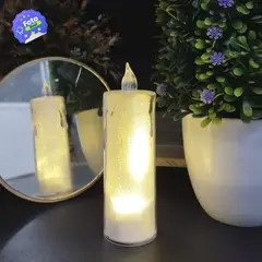 COMPRALOENCASA COM - Vela Led Efecto Cristal Decoración Hogar EFC1