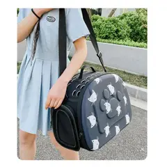 AFM - Cargador bolso plegable cara de gatos