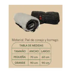 AFM - Cobija doble faz grande convertible en nido para mascotas