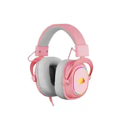 REDRAGON - Audífonos Gamer Zeus X H510P-RGB Rosa Rgb