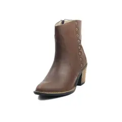 HERS - Botin Mujer Cuero Miel Abba