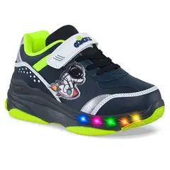 LOS GOMOSOS - Tenis Patines Luces Braiz Azul Osc para Niño