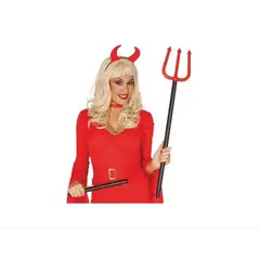 GENERICO - Hacha Hoz Tridente Disfraz Halloween Diablo Muerte Guerrero