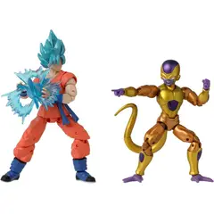 BANDAI - Goku Ssj Blue Golden Freezer Figuras Dragon Stars