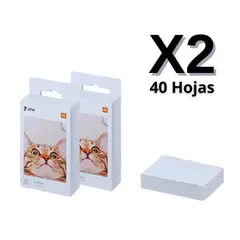 XIAOMI - Papel de Impresora Mi Portable Photo Printer X2 40 Hojas