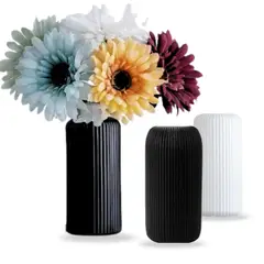 GENERICO - Florero Jarron Minimalista Decorativo Cilíndrico