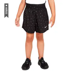 NIKE - Short Dri Fit One Hr Niñas-Negro