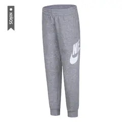 NIKE - Pantalon Jogger Club Ft Hbr Niños-Gris