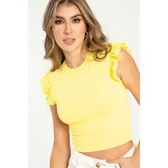 RAGGED - Top nation Amarillo brillante