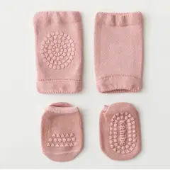 GENERICO - Conjunto de Calcetin y Rodillera Antideslizante Bebé