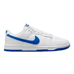 NIKE - Tenis Dunk Low Retro-Blanco/Azul
