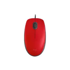 LOGITECH - Mouse M110 Silent Rojo