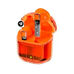 GENERICO - Audífonos Inalámbricos Transparentes YX06 NARANJA