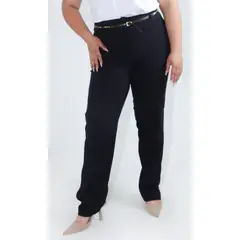 L Y H - Pantalon Para Mujer Negro Marca L&H