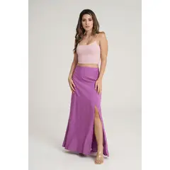RAGGED - Falda amalia Morado oscuro