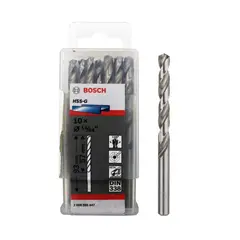 BOSCH - Brocas Cilíndrica HSS-G 93mm x Ø15/64″ 10 Unid para Metal