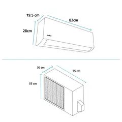 MABE - AIRE MINI SPLIT MMT12CABWCCC8 115 ON OFF CONVENCIONAL