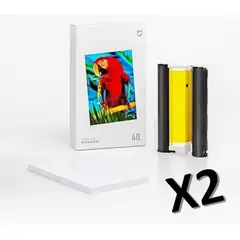 XIAOMI - Papel Foto X40cartucho De Tinta Mijia Smart Wireless X2.