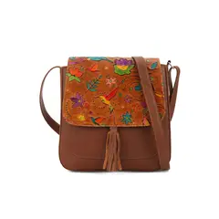 MACOLY - Bolso manos libres c321 cuero tala