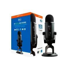 BLUE - Micrófono Profesional Logitech Yeti Gaming Usb Blackout