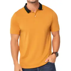 CROYDON - Camiseta Polo Felipe Ocre para Hombre