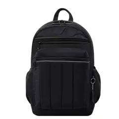 TOTTO - Morral Para Mujer Universitario Porta PC 14" Plaine Negro Unisex