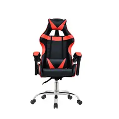 BONNO - Sillón de Oficina Ford Negro-Rojo