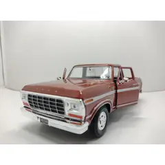 MOTORMAX - CARRO FORD F150 1979 CUSTOM GRANATE ESCALA 1/24 DE COLECCIÓN