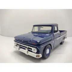 MOTORMAX - CARRO CHEVY C10 FLEETSIDE PICKUP AZUL ESCALA 124