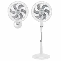 SAMURAI - Ventilador 2 en 1 Ultra Silence Force Blanco