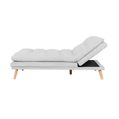 MUEBLES FIOTTI - Sofa Cama 3 puestos Gris Ambo