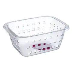 ORDENE - Canasto Plastico Transparente 1,4L - - OR52050