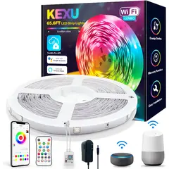 LEDMAX - Cinta Led Audiorítmica Smart Wifi 15 Metros - Alexa / Google