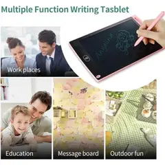 GENERICO - Pizarra mágica para niños de 12 pulgadas, tableta de dibujo LCD juguetes para niñas cuaderno Digital.