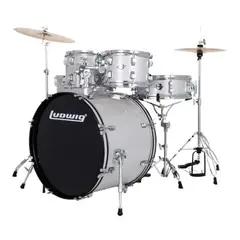 GENERICO - BATERIA LUDWIG ACCENT 5 PIEZAS GRIS SPARKLE.