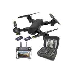 GENERICO - Drone Dm107s Plegable Doble Cámara Wifi Full Hd 2 Baterías