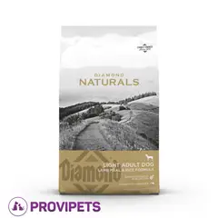 DIAMOND NATURALS - Diamond Lite Perros Light Obesidad Cordero Arroz 15lb