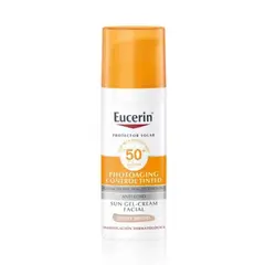 EUCERIN - Fotoprotector Control Sun Fluid Color Medio FPS 50+