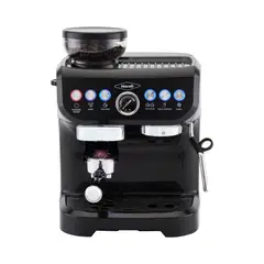 HACEB - Máquina de café con molino integrado Negra.