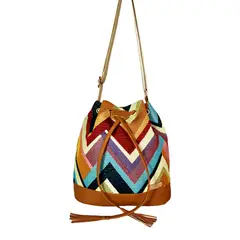 KARLA CHACON - Bolso Manos libres Bucket Dama Mujer Aria-