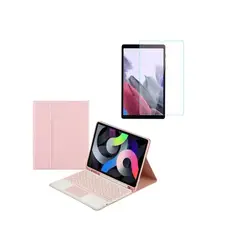 GENERICO - Estuche teclado bluetooth + trackpad Samsung a7 lite 8.7 t220 + vidrio