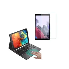 GENERICO - Estuche teclado bluetooth + trackpad Samsung a7 lite 8.7 t220 + vidrio