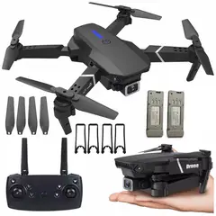 ONE PIXEL - Drone Plegable W8 Negro Doble Cámara Y Estuche