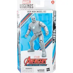 HASBRO GAMES - Iron Man Model 01 Figura Acción Avenger Marvel Legends 17 Cm