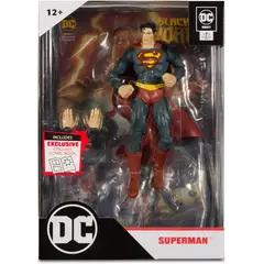 DC COMICS - Superman Figura Comic Black Adam Justice DC Mcfarlane 18 Cm
