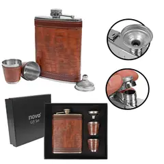 GENERICO - Wiskera Licorera En Acero Inoxidable De 8 Oz