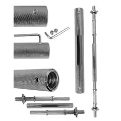 GENERICO - Union Para Barras Mancuernas Pesas De Discos Adaptador Extension